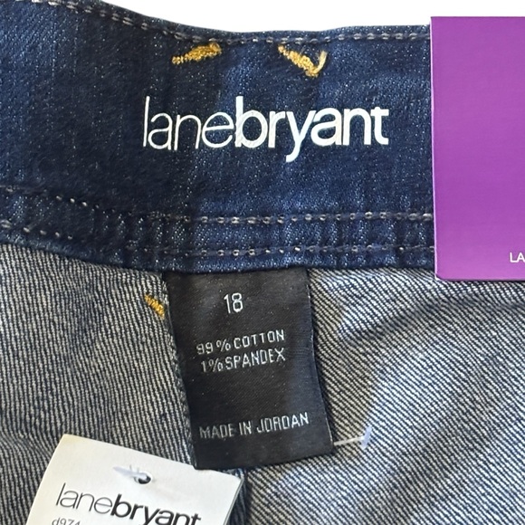 Lane Bryant Denim Cuffed Jean Shorts -‎ size 18 - Picture 5 of 5